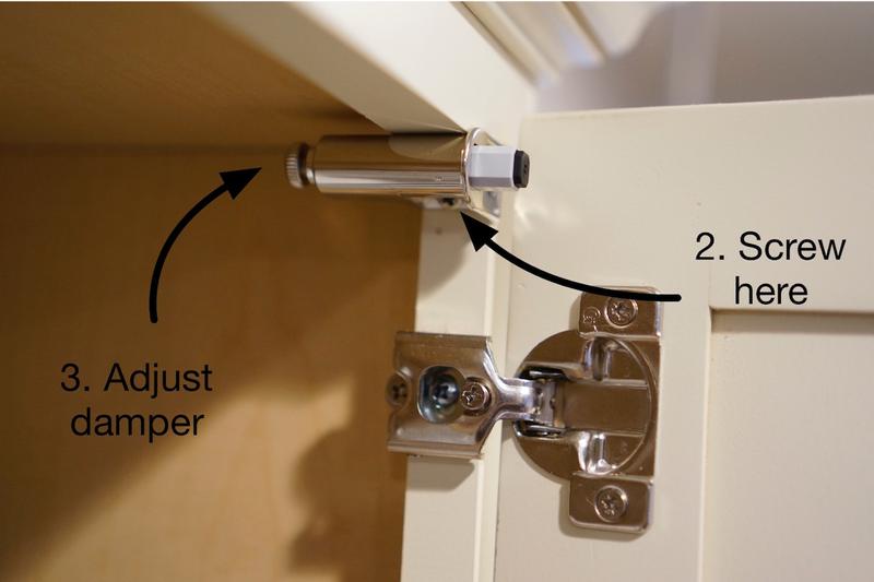 Install easy and affordable retro-fit soft close cabinet hinges