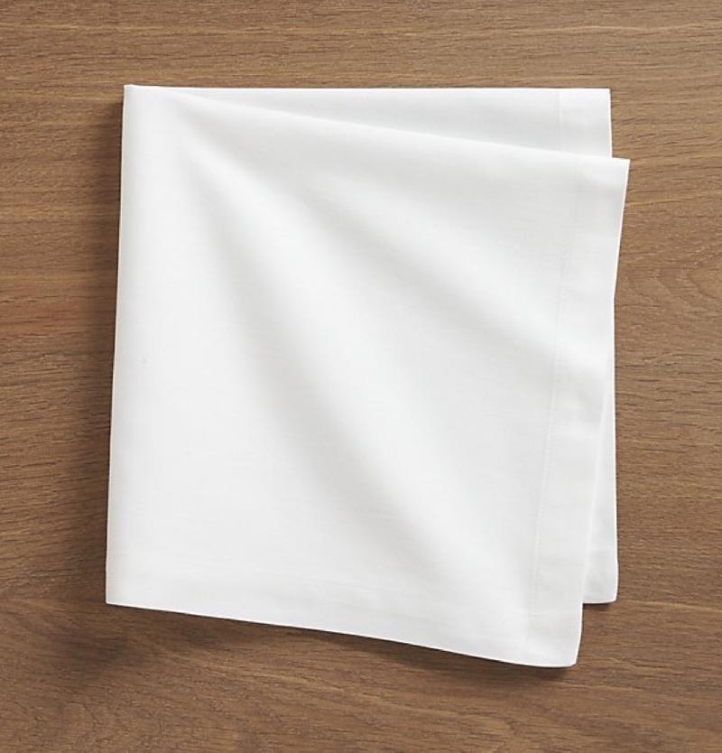 Holiday Gift Guide - White Cotton Napkins