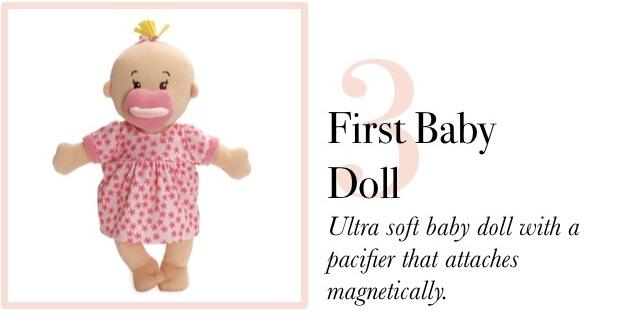 Manhattan baby doll with pacifier