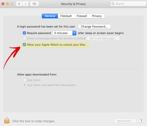 Unlock your MacBook with your Apple Watch